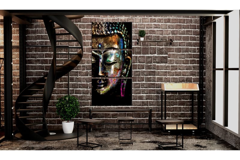 Tavla Peaceful Buddha 60x120 - Artgeist sp. z o. o. - Inredning - Tavlor & konst - Canvastavlor