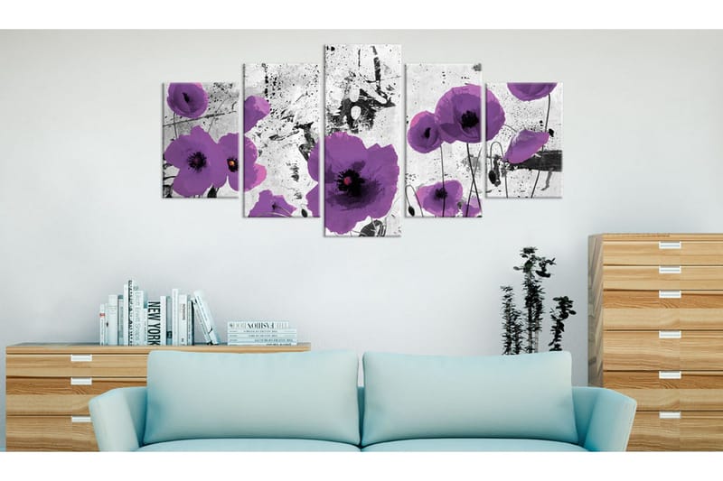 Tavla Purple Dissonance 100x50 - Artgeist sp. z o. o. - Inredning - Tavlor & konst - Canvastavlor