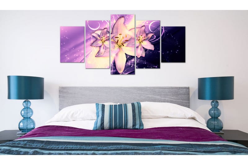 Tavla Purple Galaxy 200x100 - Artgeist sp. z o. o. - Inredning - Tavlor & konst - Canvastavlor