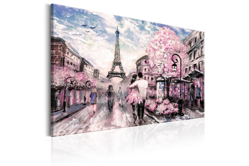 Tavla Pink Paris 90x60 - Artgeist sp. z o. o. - Inredning - Tavlor & konst - Canvastavlor