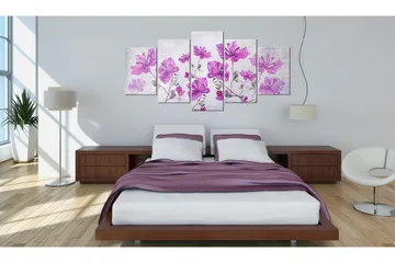 Tavla Purple Flowers 100x50 - Artgeist sp. z o. o. - Inredning - Tavlor & konst - Canvastavlor