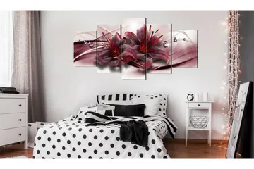 Tavla Pink Lily 200x100 - Artgeist sp. z o. o. - Inredning - Tavlor & konst - Canvastavlor
