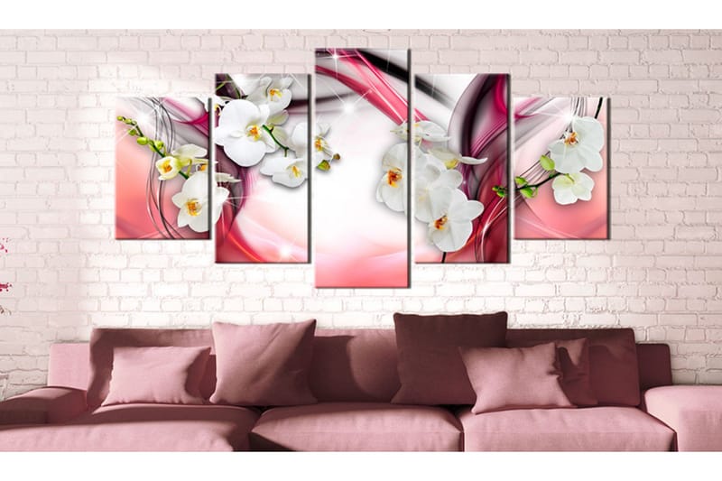 Tavla Pink Melody 100x50 - Artgeist sp. z o. o. - Inredning - Tavlor & konst - Canvastavlor