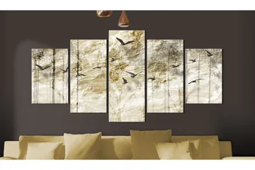 Tavla Paper Forest 200x100 - Artgeist sp. z o. o. - Inredning - Tavlor & konst - Canvastavlor