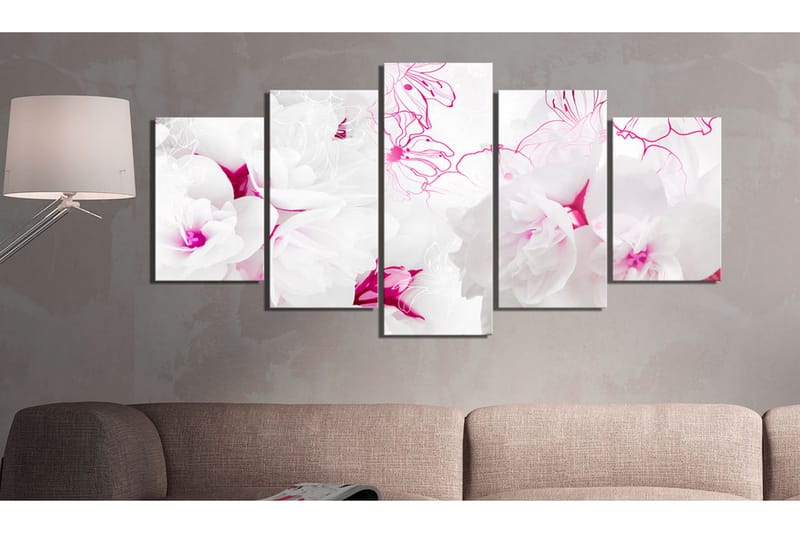 Tavla Pink Gossamer 100x50 - Artgeist sp. z o. o. - Inredning - Tavlor & konst - Canvastavlor