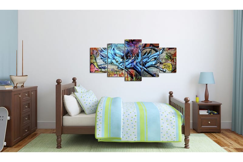 Tavla Poesi Av En Storstad 100x50 - Artgeist sp. z o. o. - Inredning - Tavlor & konst - Canvastavlor
