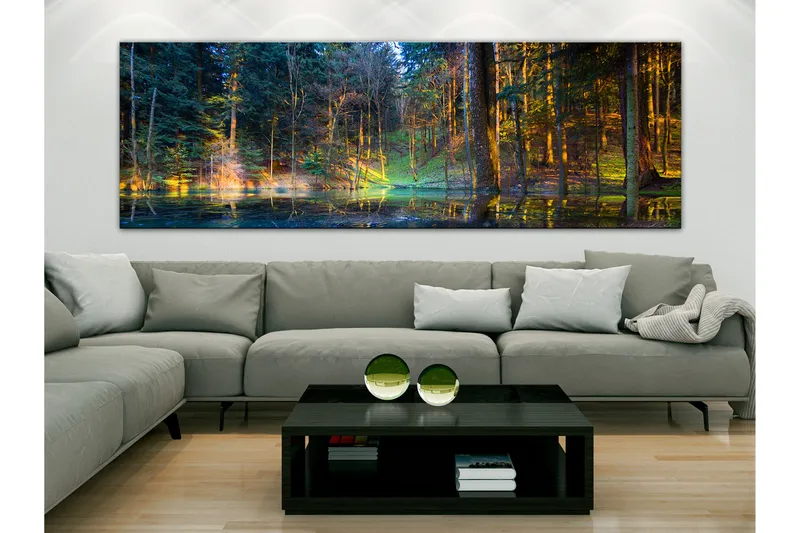 Tavla Pond in the Forest (1 Part) Narrow 150x50, undefined