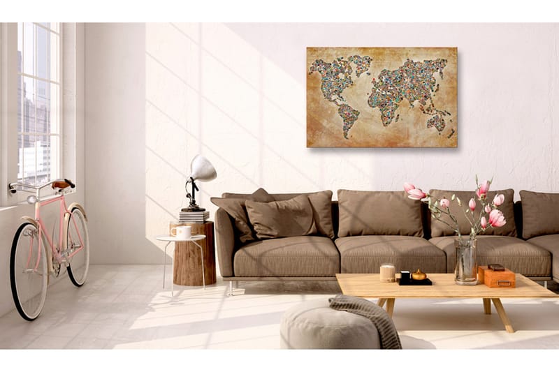Tavla Postcards from the World 90x60, Artgeist sp. z o. o.