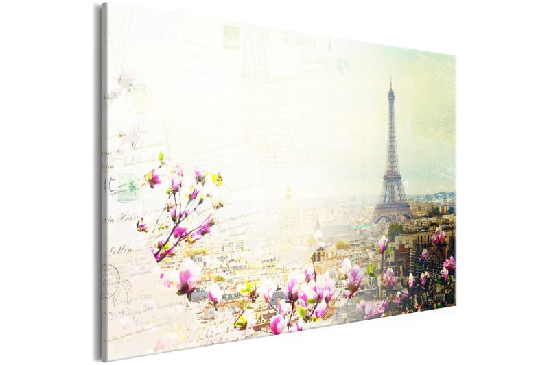 Tavla Postcards from Paris (1 Part) Wide 120x80 - Artgeist sp. z o. o. - Inredning - Tavlor & konst - Canvastavlor