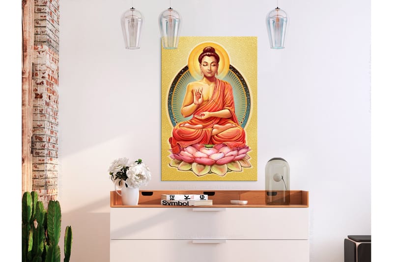 Tavla Peace of Buddha (1 Part) Vertical 80x120, Artgeist sp. z o. o.