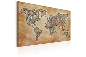 Tavla Postcards from the World 90x60 - Artgeist sp. z o. o. - Inredning - Tavlor & konst - Canvastavlor