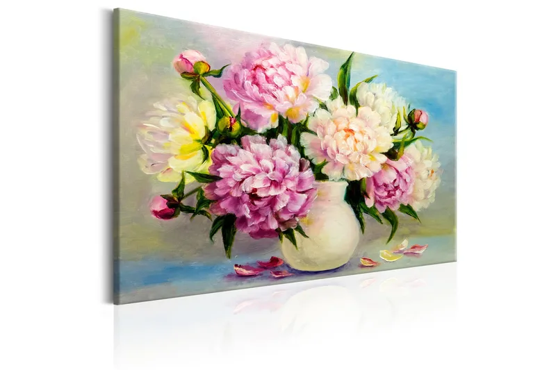 Tavla Peonies: Bouquet of Happiness 120x80 - Artgeist sp. z o. o. - Inredning - Tavlor & konst - Canvastavlor