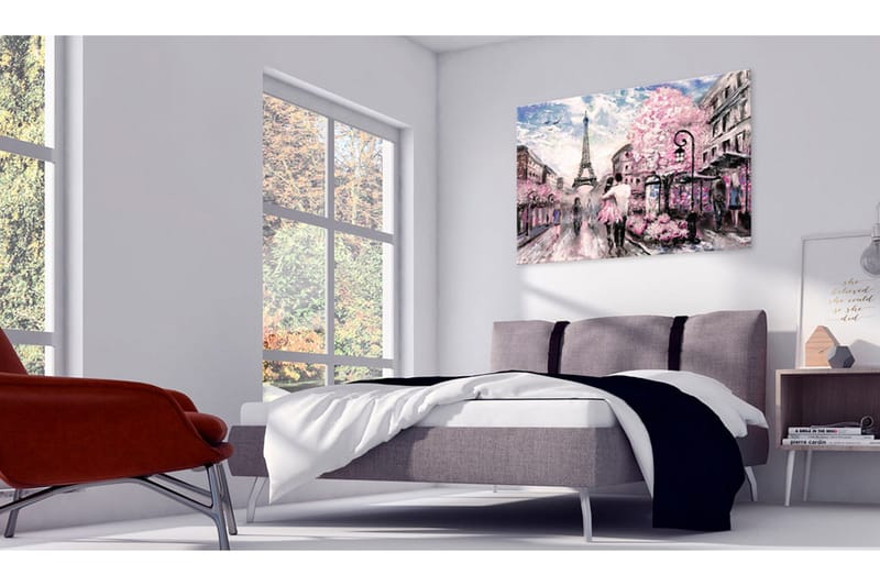 Tavla Pink Paris 90x60, Artgeist sp. z o. o.