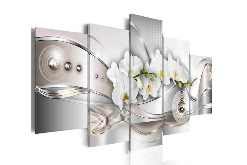 Tavla Pearl Dance Of Orchids 200x100, Artgeist sp. z o. o.