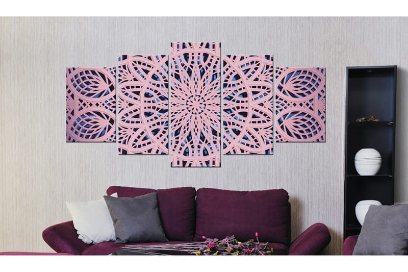 Tavla Pink Exoticism 200x100 - Artgeist sp. z o. o. - Inredning - Tavlor & konst - Canvastavlor