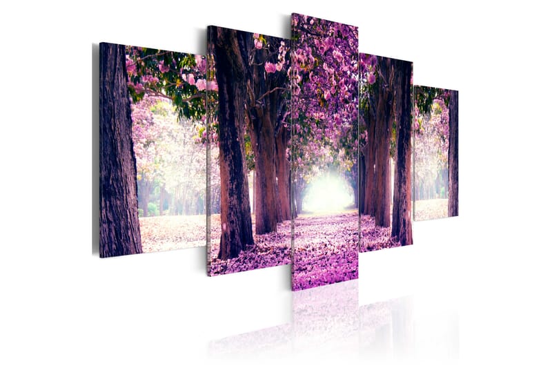 Tavla Purple Avenue 100x50 - Artgeist sp. z o. o. - Inredning - Tavlor & konst - Canvastavlor