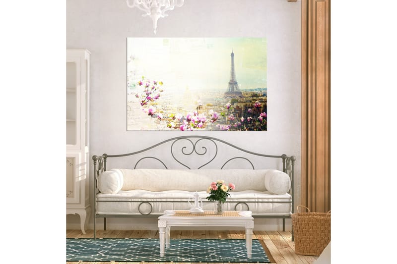 Tavla Postcards from Paris (1 Part) Wide 120x80, Artgeist sp. z o. o.