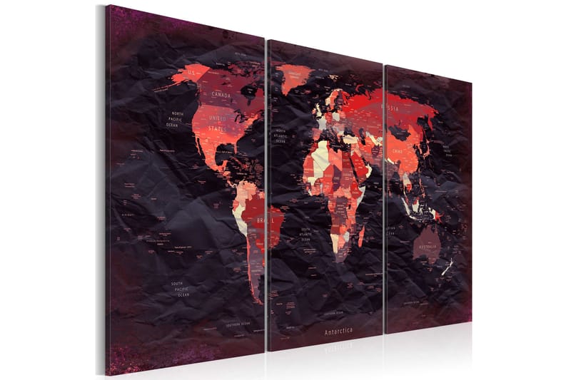 Tavla Plan Of The World 90x60 - Artgeist sp. z o. o. - Inredning - Tavlor & konst - Canvastavlor