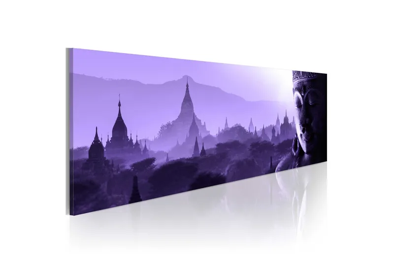 Tavla Purple Zen 135x45, Artgeist sp. z o. o.