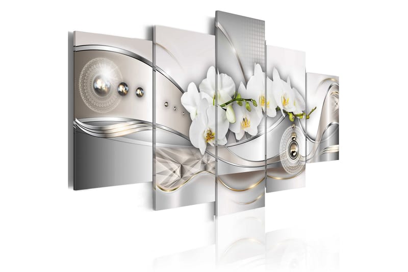 Tavla Pearl Dance Of Orchids 100x50, Artgeist sp. z o. o.