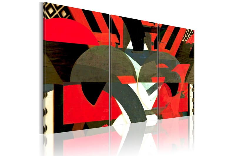 Tavla Pattern Of Abstract Forms 120x80 - Artgeist sp. z o. o. - Canvastavlor