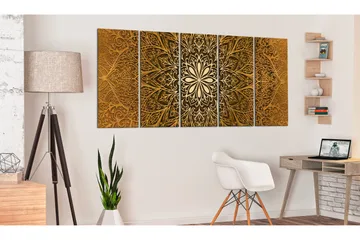 Tavla Paper Mandala 225x90 - Artgeist sp. z o. o. - Inredning - Tavlor & konst - Canvastavlor