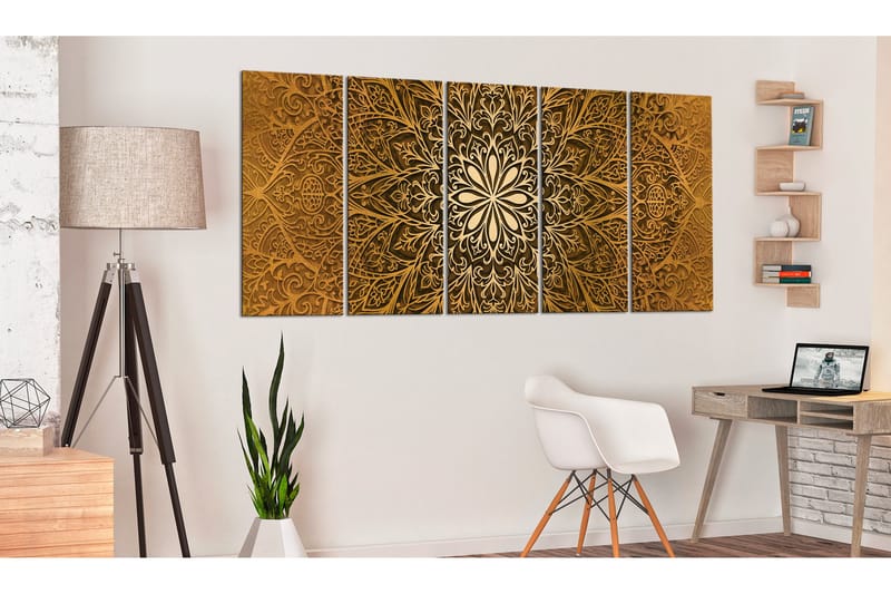 Tavla Paper Mandala 200x80 - Artgeist sp. z o. o. - Inredning - Tavlor & konst - Canvastavlor