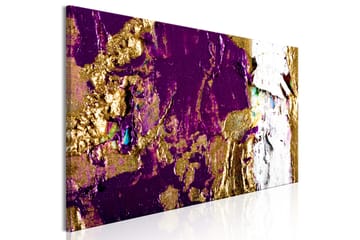 Tavla Purple Wave (1 Part) Narrow 150x50 - Inredning - Tavlor & konst - Canvastavlor