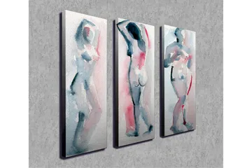 Väggdekor Canvas Målning 3 Delar - Inredning - Tavlor & konst - Canvastavlor