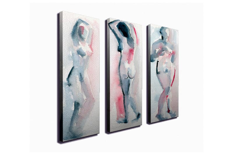 Väggdekor Canvas Målning 3 Delar - Inredning - Tavlor & konst - Canvastavlor
