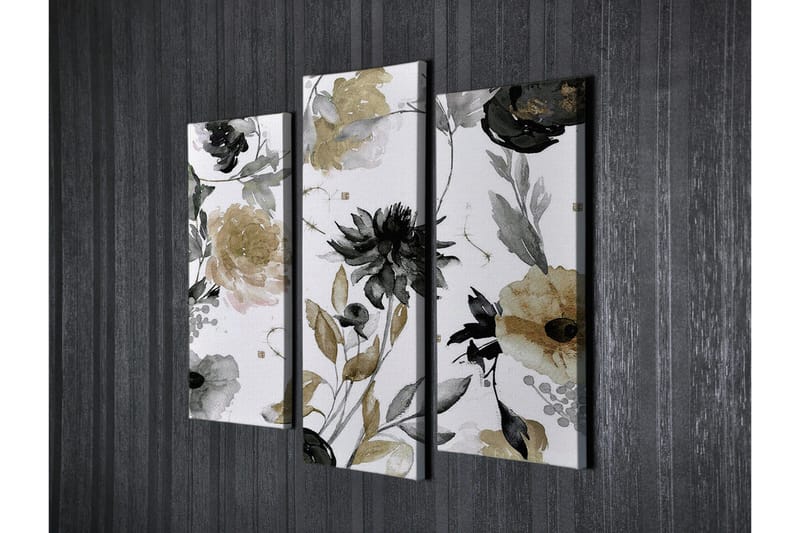 Väggdekor Canvas Målning 3 Delar - Inredning - Tavlor & konst - Canvastavlor