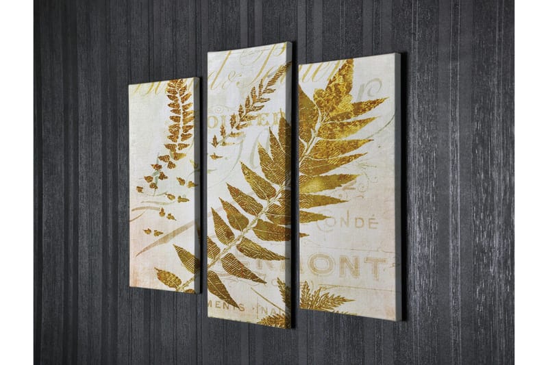 Väggdekor Canvas Målning 3 Delar - Inredning - Tavlor & konst - Canvastavlor