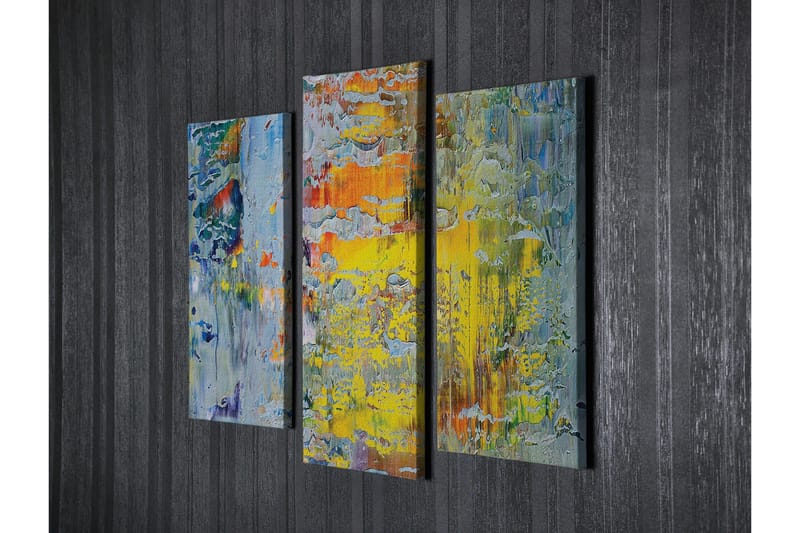 Väggdekor Canvas Målning 3 Delar - Inredning - Tavlor & konst - Canvastavlor