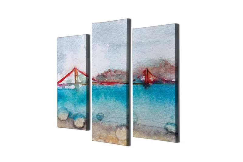 Väggdekor Canvas Målning 3 Delar, undefined