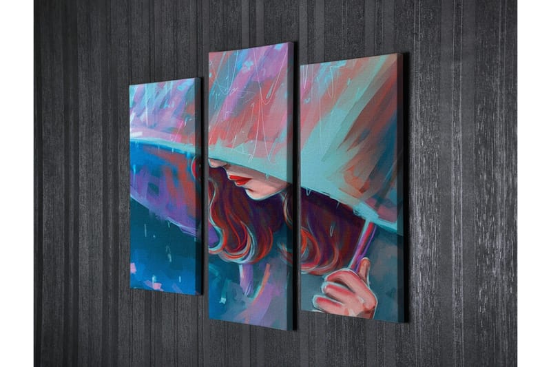 Väggdekor Canvas Målning 3 Delar - Inredning - Tavlor & konst - Canvastavlor