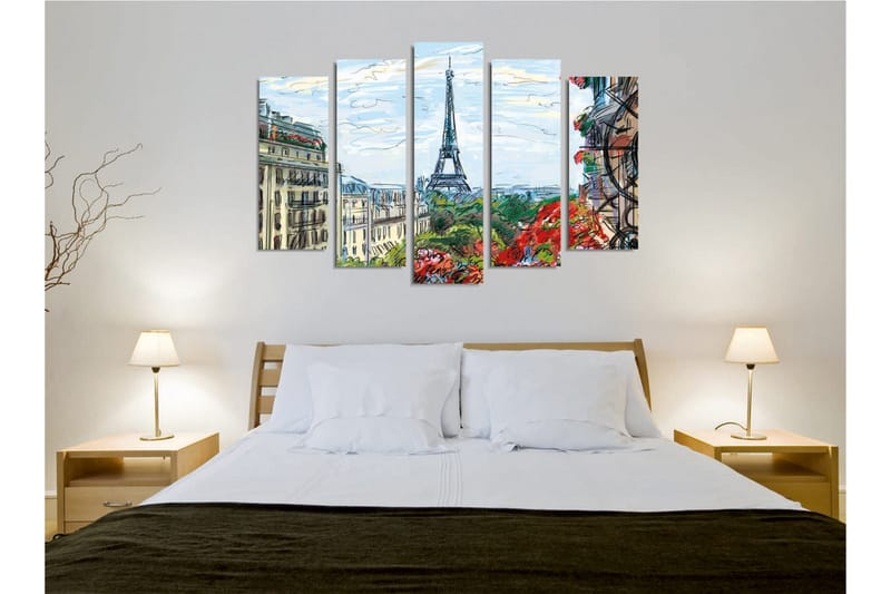 Väggdekor Canvas Målning 5 Delar - Inredning - Tavlor & konst - Canvastavlor