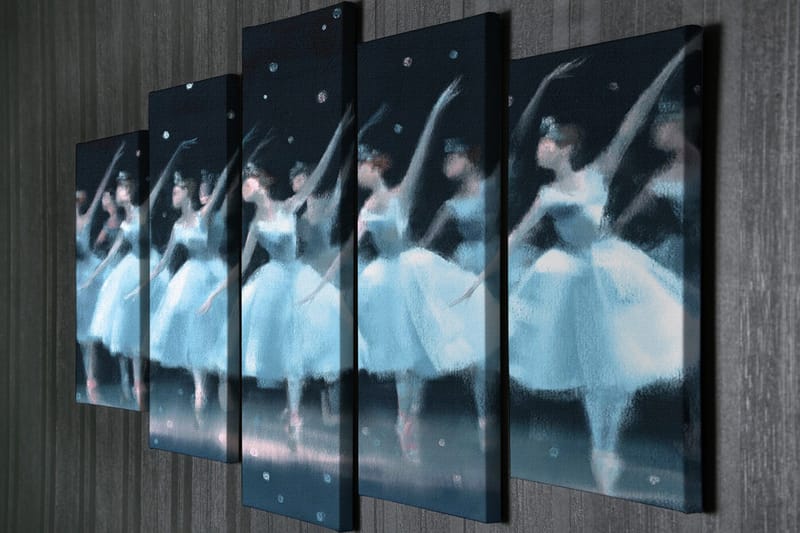 Väggdekor Canvas Målning 5 Delar - Inredning - Tavlor & konst - Canvastavlor