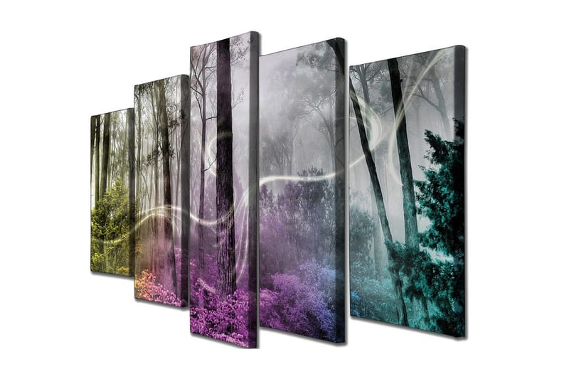 Väggdekor Canvas Målning 5 Delar - Inredning - Tavlor & konst - Canvastavlor