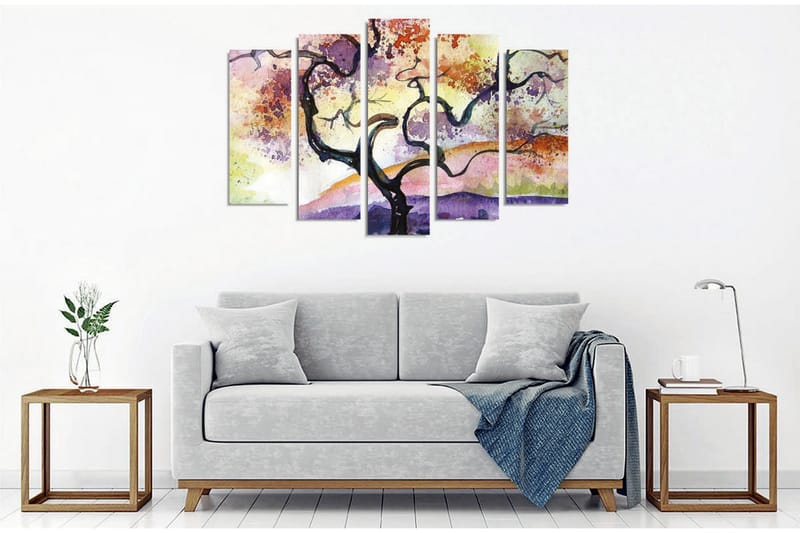 Väggdekor Canvas Målning 5 Delar - Inredning - Tavlor & konst - Canvastavlor
