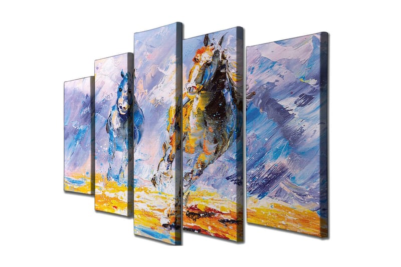 Väggdekor Canvas Målning 5 Delar - Inredning - Tavlor & konst - Canvastavlor