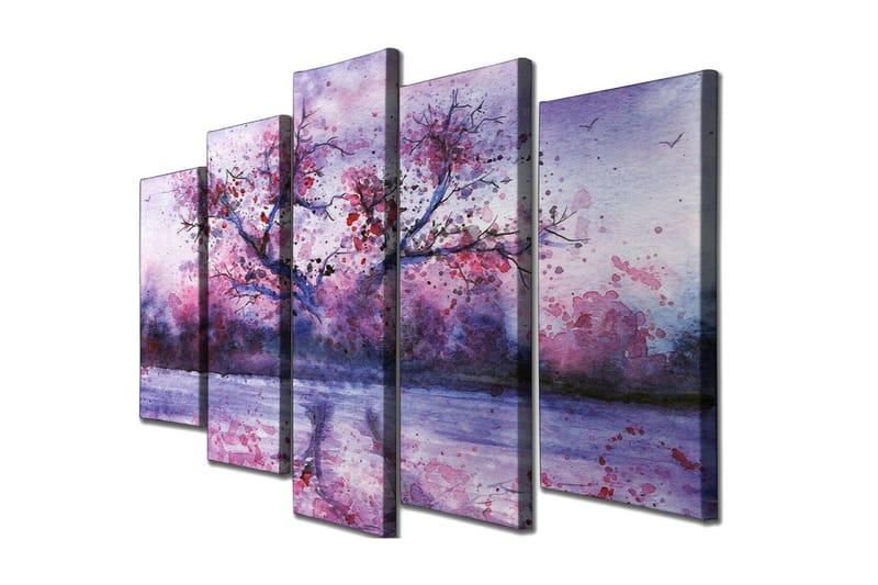 Väggdekor Canvas Målning 5 Delar - Inredning - Tavlor & konst - Canvastavlor