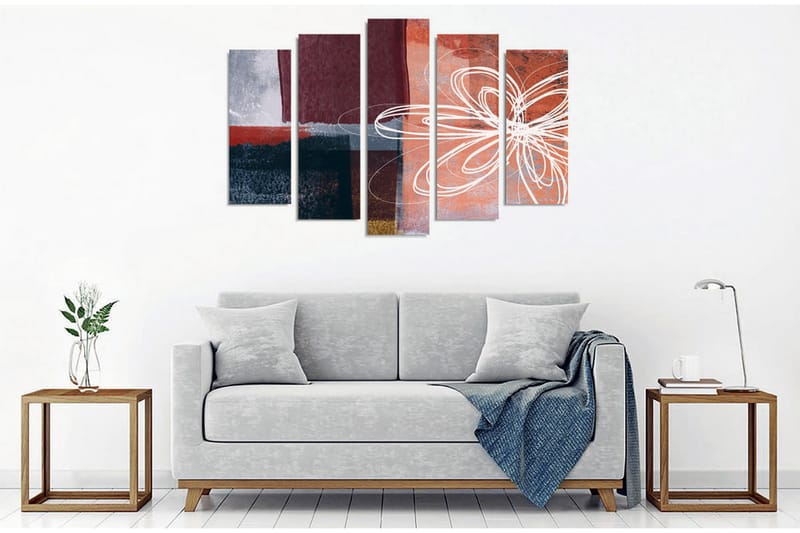 Väggdekor Canvas Målning 5 Delar - Inredning - Tavlor & konst - Canvastavlor