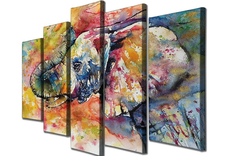 Väggdekor Canvas Målning 5 Delar - Inredning - Tavlor & konst - Canvastavlor