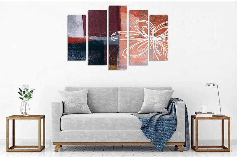 Väggdekor Canvas Målning 5 Delar - Inredning - Tavlor & konst - Canvastavlor