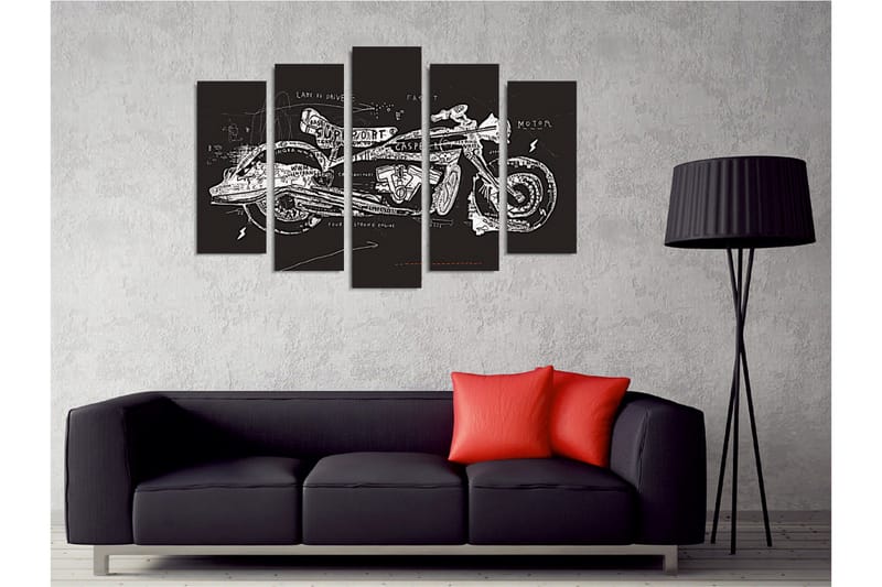 Väggdekor Canvas Målning 5 Delar - Inredning - Tavlor & konst - Canvastavlor