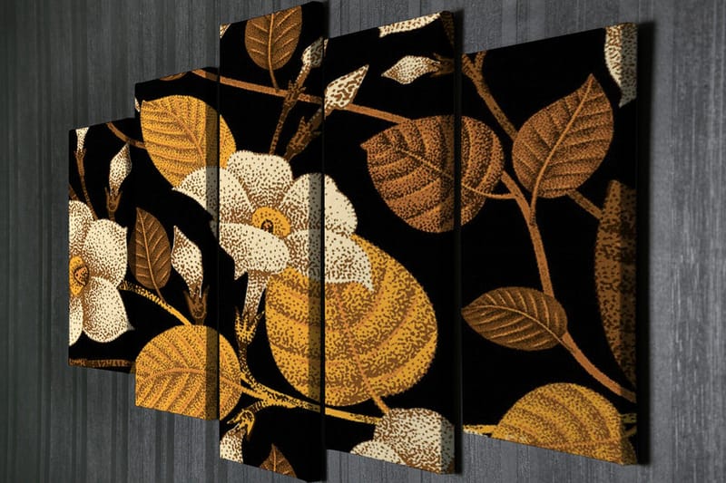 Väggdekor Canvas Målning 5 Delar - Inredning - Tavlor & konst - Canvastavlor