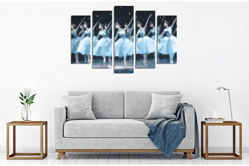 Väggdekor Canvas Målning 5 Delar - Inredning - Tavlor & konst - Canvastavlor