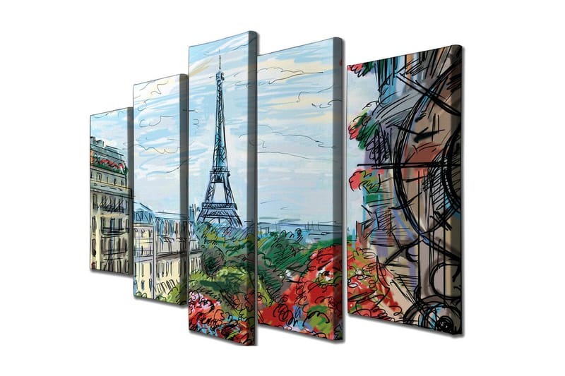 Väggdekor Canvas Målning 5 Delar, undefined