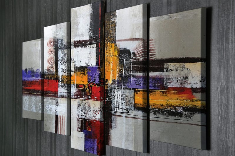 Väggdekor Canvas Målning 5 Delar - Inredning - Tavlor & konst - Canvastavlor