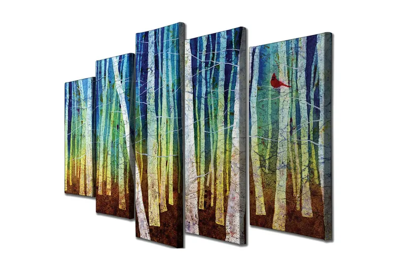 Väggdekor Canvas Målning 5 Delar, undefined